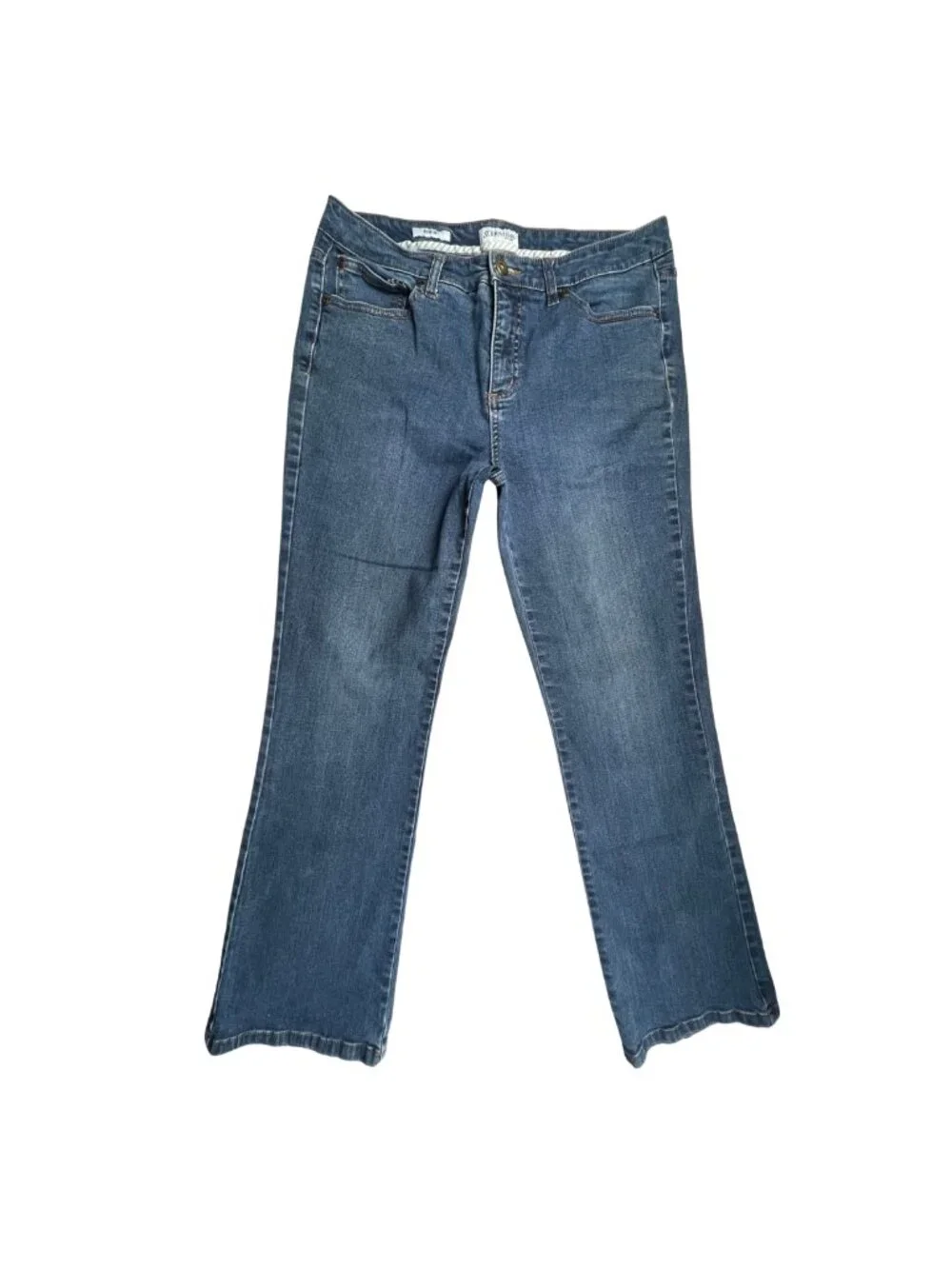 St. John's Bay Medium Wash Bootcut Jeans Petite 12P